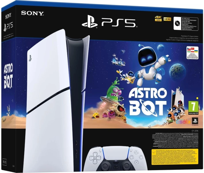 Фото - игровую консоль Консоль PlayStation 5 Slim Digital Edition (CFI-2016) + Astro Bot