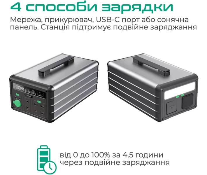 Фото - зарядную станцию Зарядная станция Zendure 1000W / 1016Wh / Li-ion (ZDSB1000M-gy-eu)
