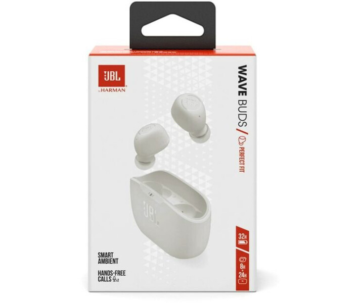 Фото - наушники Наушники JBL Wave Buds (JBLWBUDSWHT) White