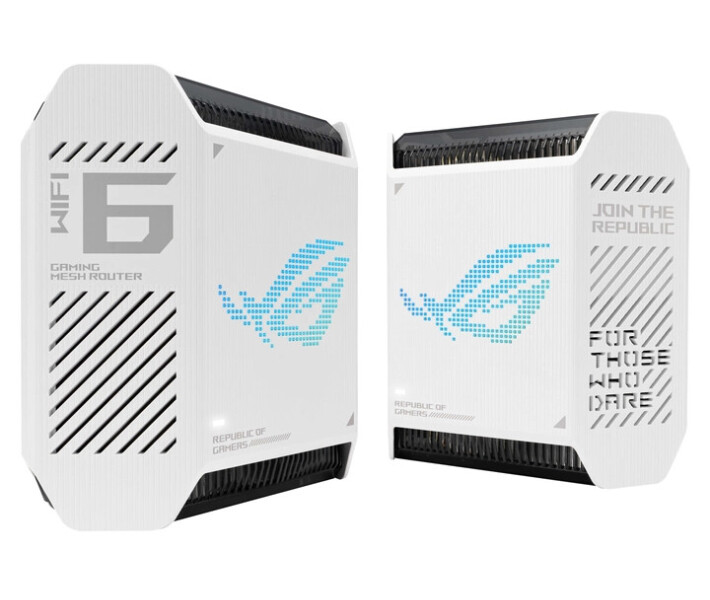 Фото - маршрутизатор Маршрутизатор ASUS ROG Rapture GT6 2PK wt (90IG07F0-MU9A40)