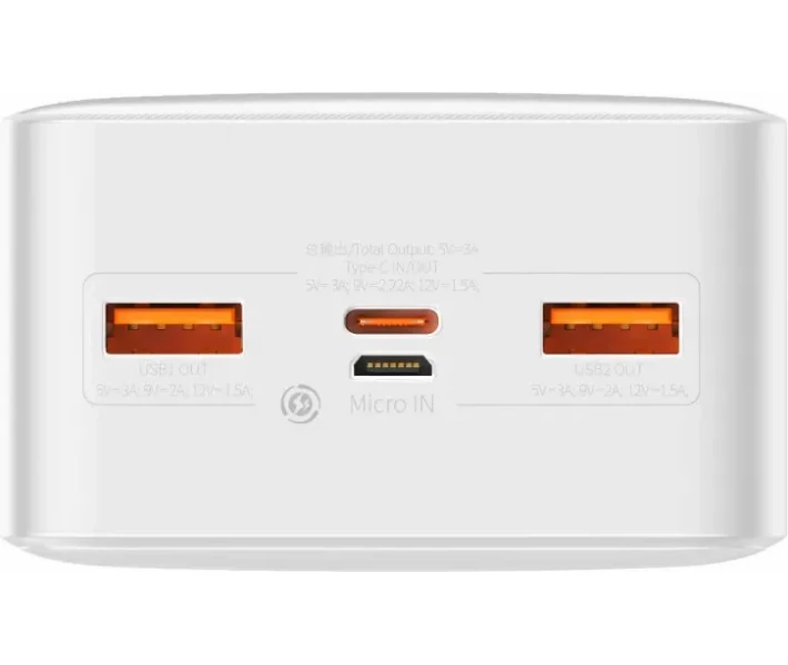 Фото - power bank Power Bank Baseus Bipow 20W 30000mAh (PPBD050402) белый