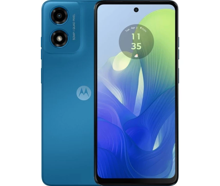 Фото - смартфон и мобильный телефон Moto G04s 4/128 GB Satin Blue (PB360042UA)