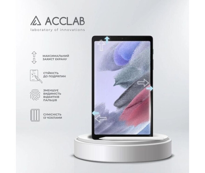 Фото - защитное стекло к планшету Защитное стекло ACCLAB Full Glue для Samsung Galaxy Tab A9 SM-X110/SM-X115 8.7" (1283126588631)