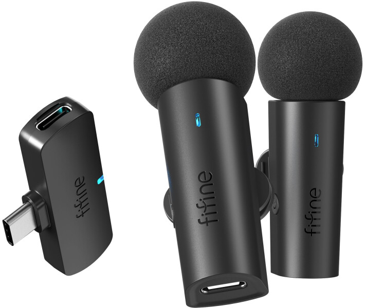 Фото - микрофон для караоке Петличный микрофон Fifine M8