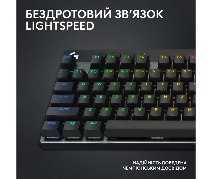 Клавиатура игровая Logitech G PRO X TKL Lightspeed Black Tactile