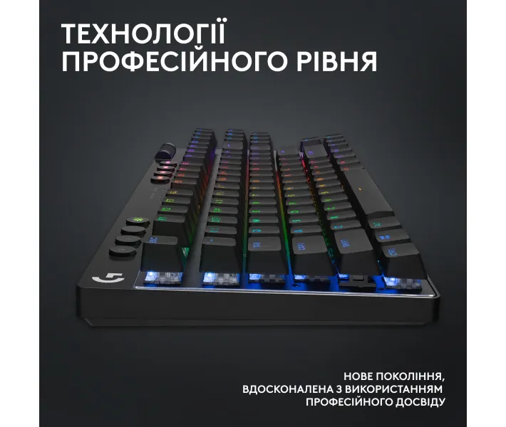 Клавиатура игровая Logitech G PRO X TKL Lightspeed Black Tactile