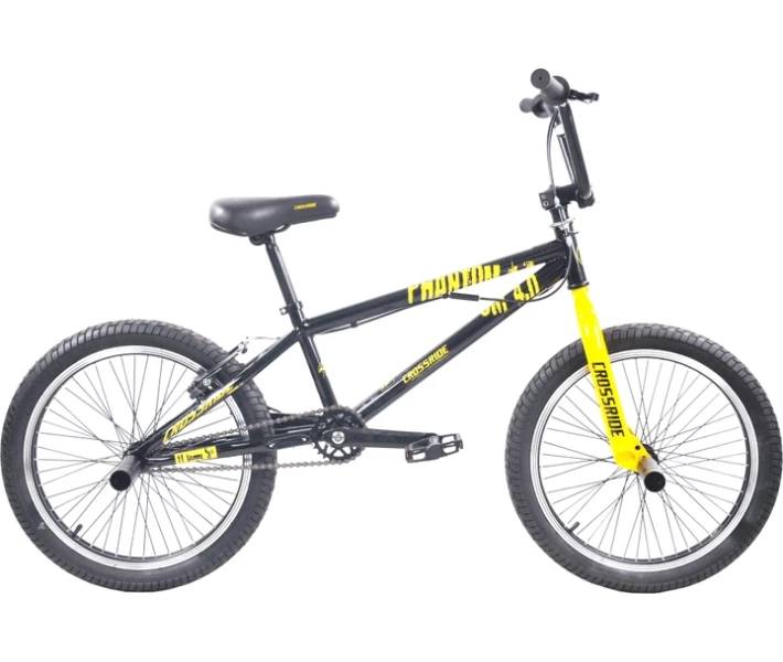 Фото - велосипед и аксессуар Велосипед CROSSRIDE 20 BMX-FRS ST PHANTOM желтый (4015-Ж)