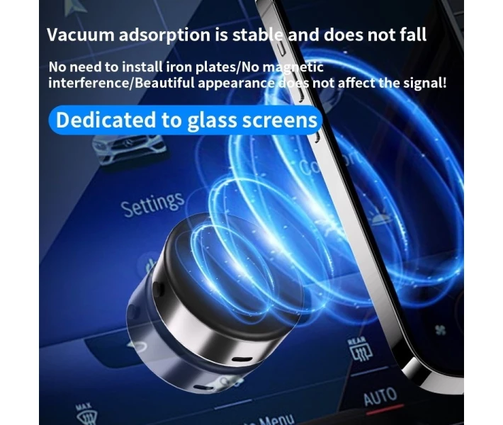 Фото - автомобильный держатель Автодержатель X8 Vacuum Suction 65Kpa X8Q Magnetic черный