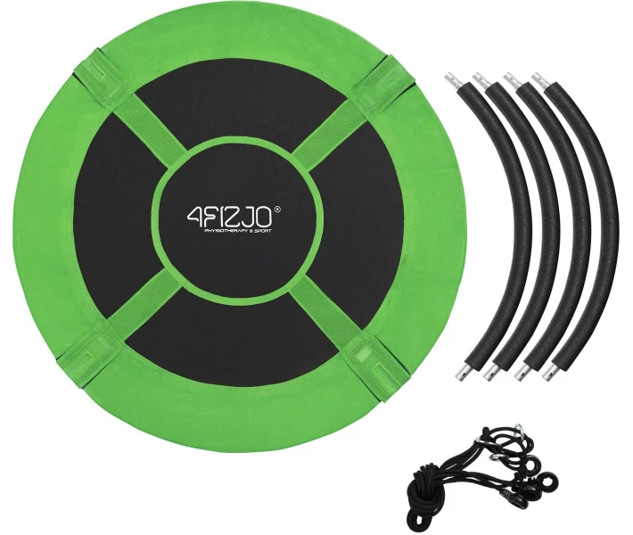 Фото - садовую качелю Качели-гнездо круглая 4FIZJO L 100 см Black/Green (P-5907739314512)