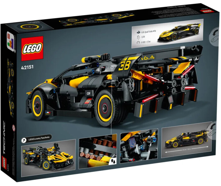 Фото - детский конструктор Конструктор LEGO® Technic Bugatti Bolide (42151)