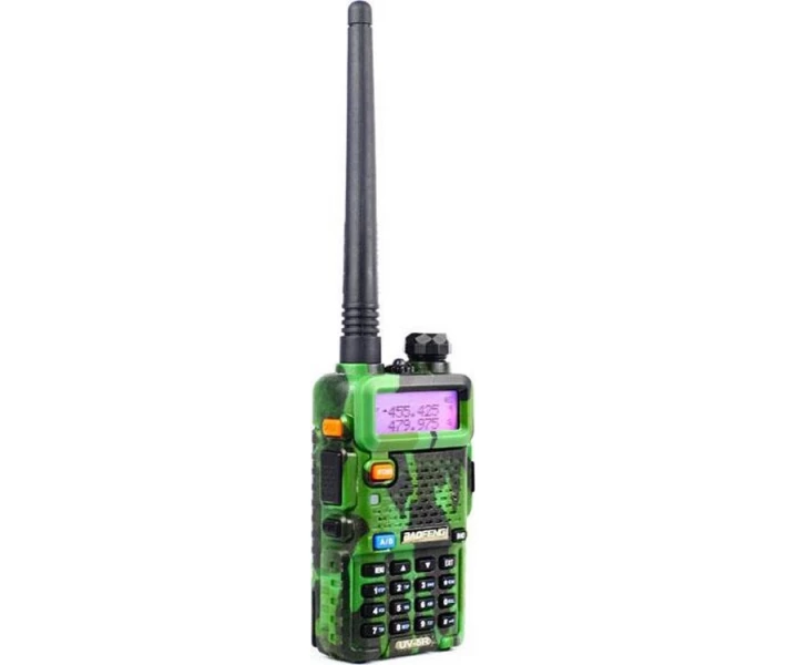 Фото - радиостанцию Рация Baofeng UV-5R CAMO + Гарнитура Baofeng c кнопкой РТТ (Гр6501)