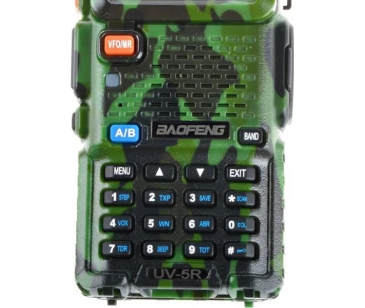 Фото - радиостанцию Рация Baofeng UV-5R CAMO + Гарнитура Baofeng c кнопкой РТТ (Гр6501)