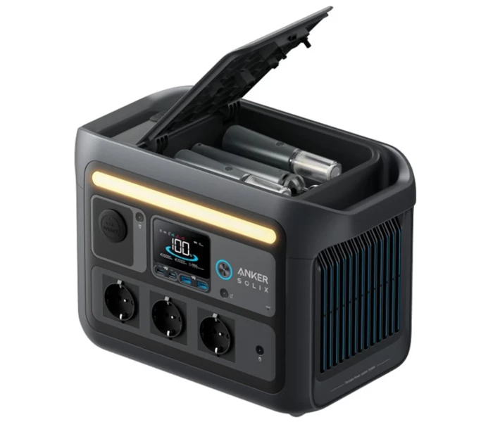 Фото - зарядную станцию Зарядная станция Anker Solix C800X / 1200 Вт / 768 Вт⋅ч / LiFePO4 (A1755311)