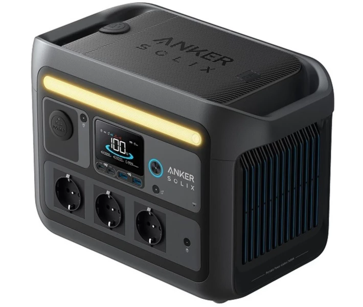 Фото - зарядную станцию Зарядная станция Anker Solix C800X / 1200 Вт / 768 Вт⋅ч / LiFePO4 (A1755311)