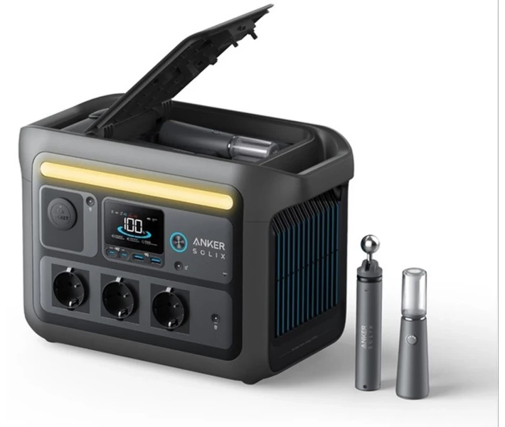 Фото - зарядную станцию Зарядная станция Anker Solix C800X / 1200 Вт / 768 Вт⋅ч / LiFePO4 (A1755311)