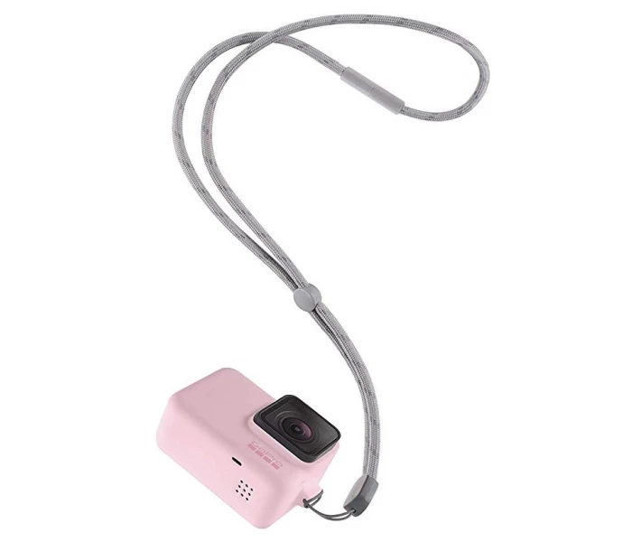 Фото - аксессуар к экшн-камере Чехол Sleeve & Lanyard (Pink) (ACSST-004)
