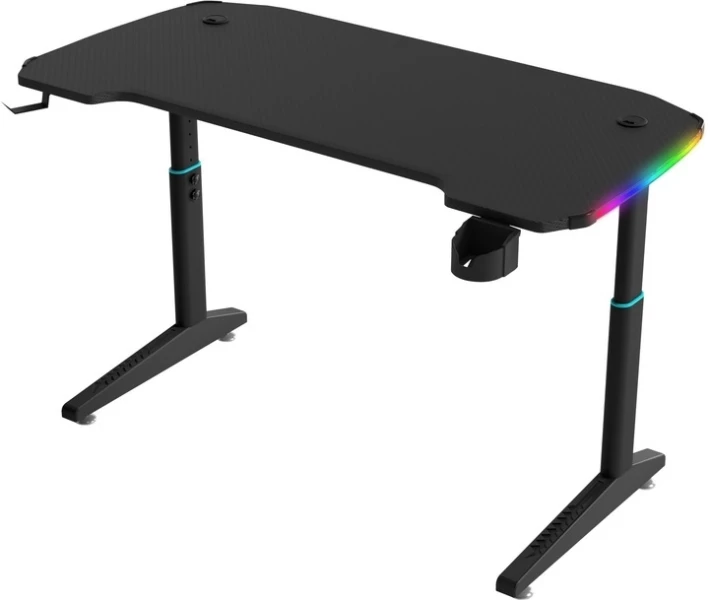 Фото - стол ПК Компьютерный стол GT Racer T-1221 (120x60x71-79) Black