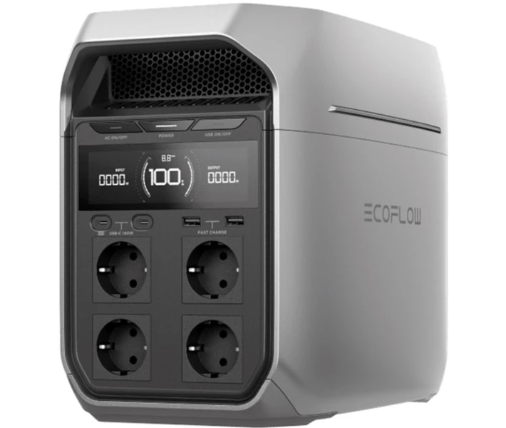 Фото - зарядную станцию Зарядная станция EcoFlow DELTA 3 Plus / 1800 Вт / 1024 Вт/год / LiFePO4 (EFDELTA3P-EU)