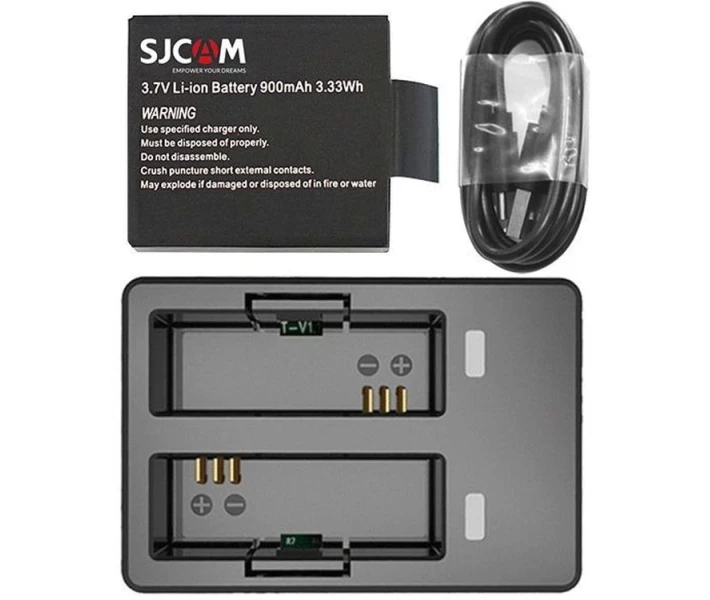 Фото - аксессуар к экшн-камере Двойное зарядное устройство для SJCAM (SJ-charger-4000)