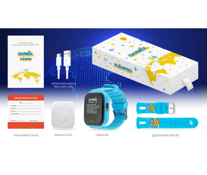 Фото - смарт-часы Смарт-часы для детей GARMIX PointPRO-100 WIFI BLUE