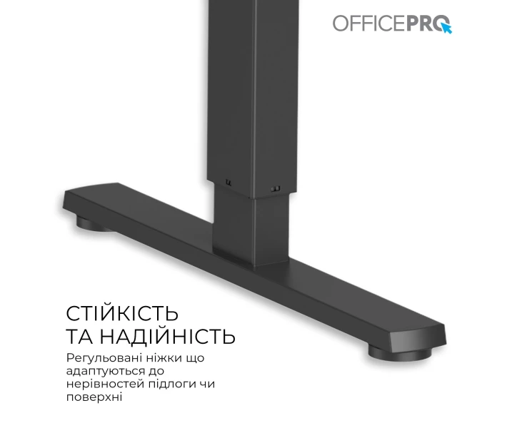 Фото - стол ПК Компьютерный стол Officepro ODE1260WB White/Black (ODE1260WB)