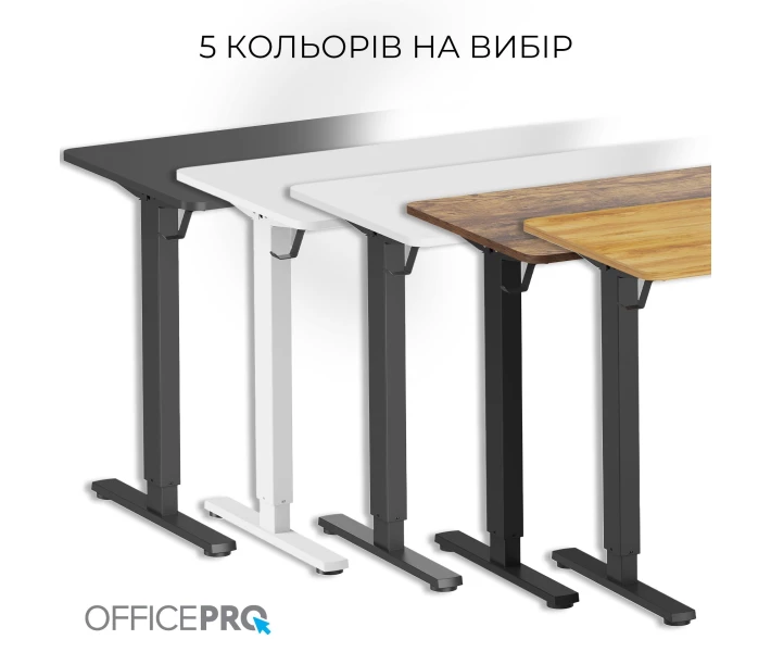 Фото - стол ПК Компьютерный стол Officepro ODE1260WB White/Black (ODE1260WB)