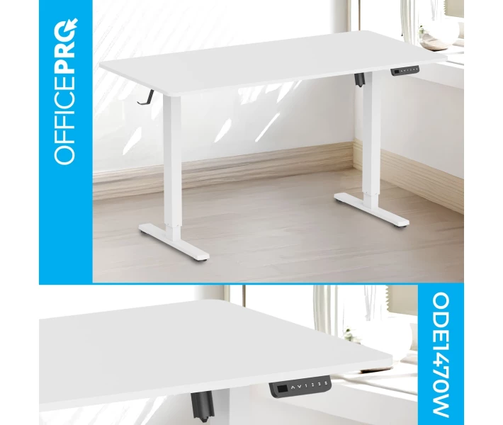 Фото - стол ПК Компьютерный стол Officepro ODE1470W White (ODE1470W)