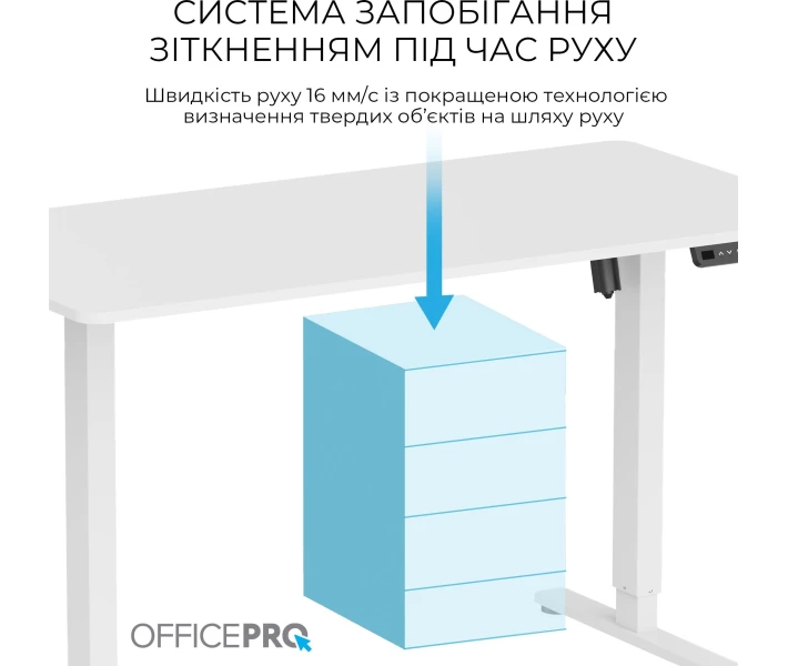 Фото - стол ПК Компьютерный стол Officepro ODE1470W White (ODE1470W)