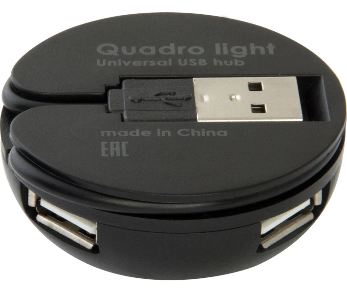 Фото - кардридер Defender Quadro Light USB2.0 (83201) (4 порта)