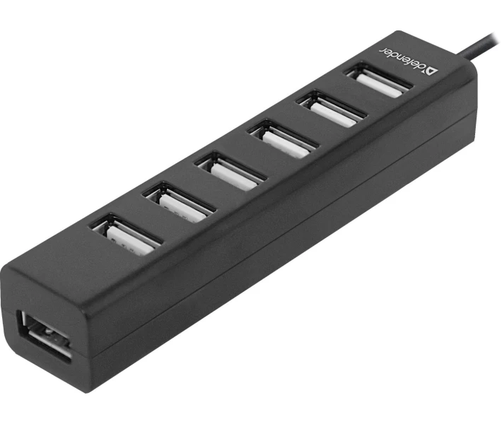 Фото - кардридер Defender Quadro Swift USB2.0 (83203) (7 портов)