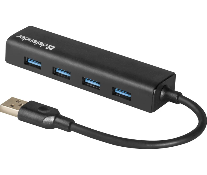 Фото - кардридер Defender Quadro Express USB3.0 (83204) (4 порта)