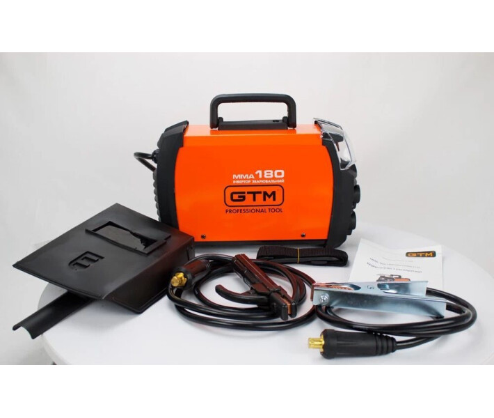 Фото - сварочный инвертор Инвертор сварочный GTM MMA-180DS LCD, 180А
