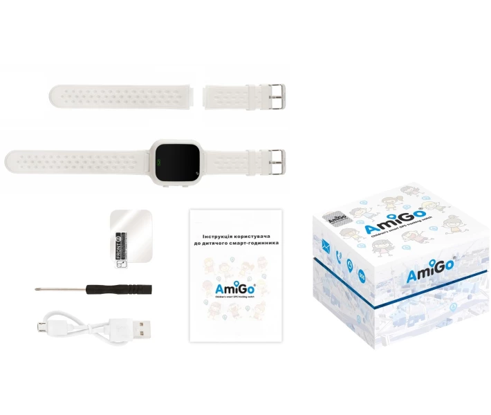 Фото - смарт-часы AmiGo GO009 Camera+LED WIFI White