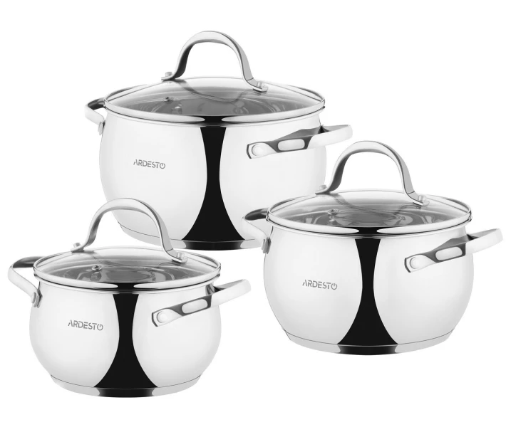 Фото - набор посуды Набор посуды Ardesto Gemini AR1906GSS (6 предметов)