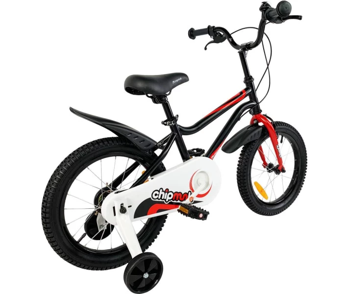 Фото - велосипед и аксессуар Велосипед детский RoyalBaby Chipmunk MK 16", OFFICIAL UA, черный (CM16-1-black)