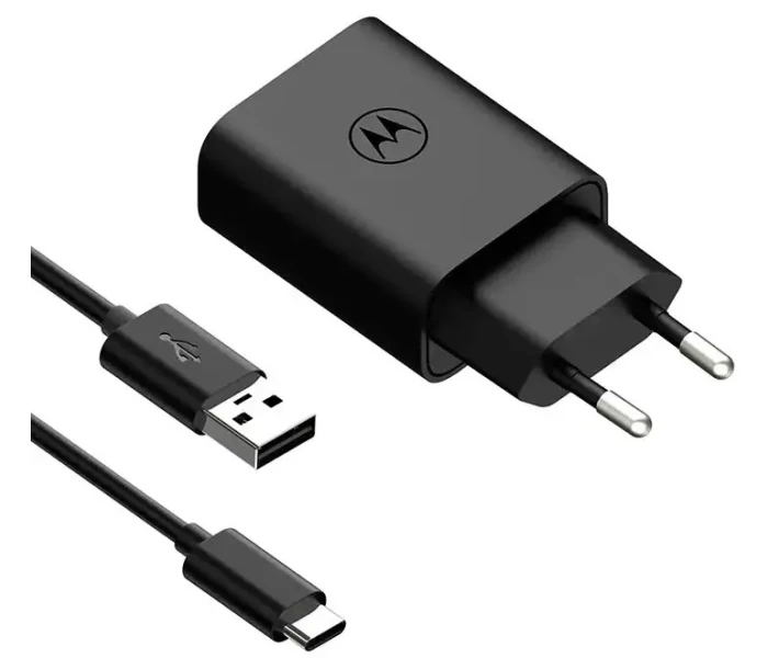 Фото - зарядное устройство для телефона и планшета Зарядное устройство MOTOROLA 20W USB-A + кабель 1m USB-C (SJMC202-C) черный