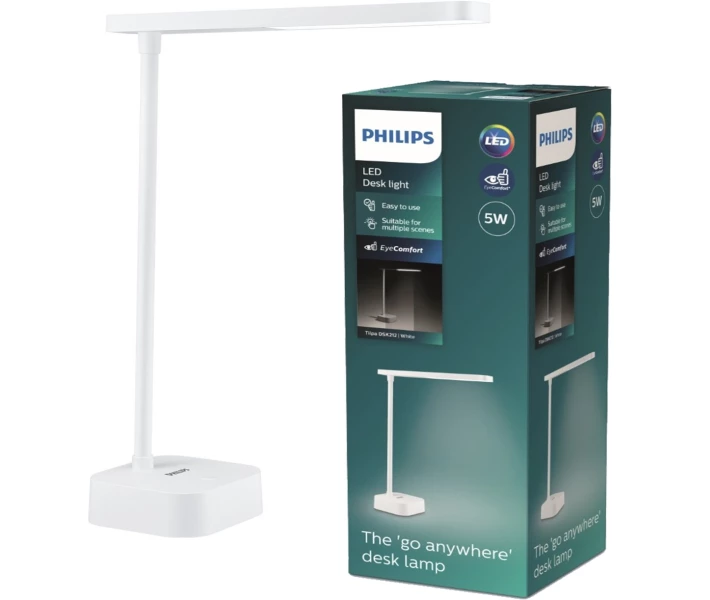 Фото - настольную лампу Настольная лампа с аккумулятором Philips Tilpa 5Вт 5000K 1800мАг белая (929003241507)