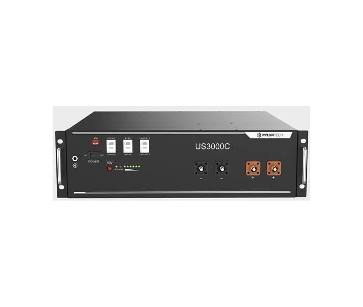 Фото - инвертор Гибридный инвертор Deye SUN-8K-SG01LP1-EU 8kW+Батарея Pylontech batteries US3000C 48V, 74Ah, 3,5 кВт/ч (2шт.)+Набор кабелей