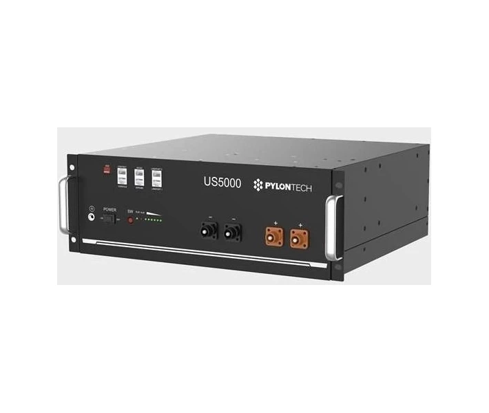Фото - инвертор Гибридный инвертор Deye SUN-8K-SG01LP1-EU 8kW + Батарея Pylontech US5000 48V, 100Ah, 4,8 кВт/ч (2шт.) + Набор кабелей Pylontech