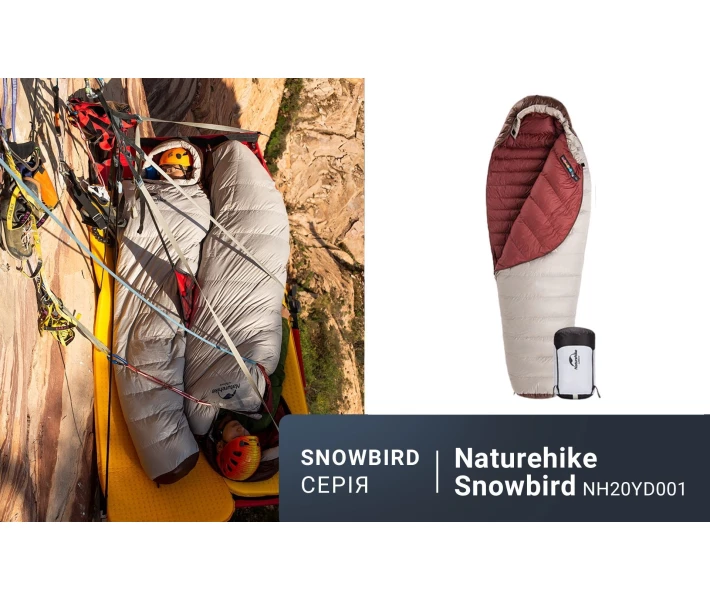Фото - спальный мешек Спальник Naturehike Snowbird NH20YD001, 560 г (6927595761298)