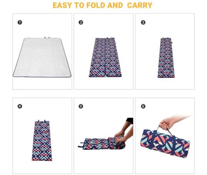 Фото - туристический коврик Коврик для пикника KingCamp ARIEL PICNIC BLANKET XXL(KP2004) BLUE