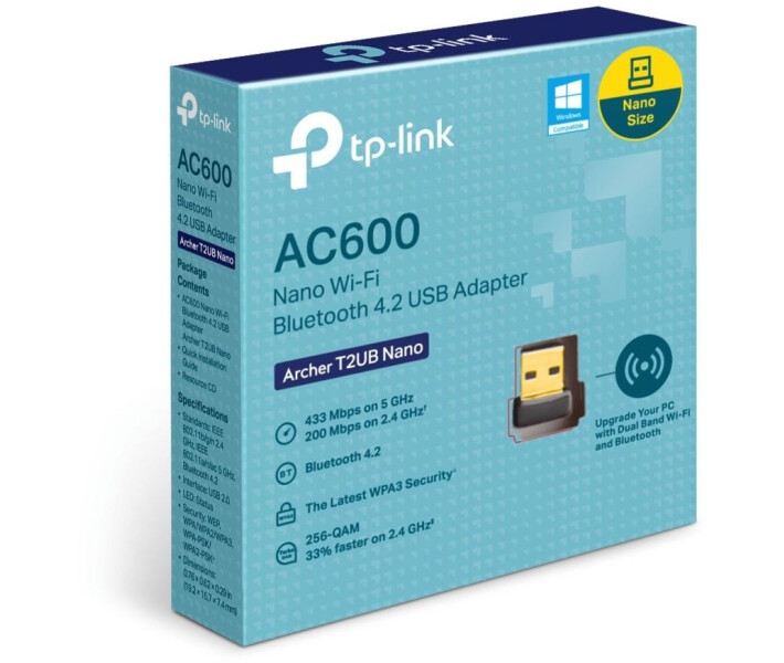 Фото - Wi-Fi адаптер Адаптер TP-LINK Archer T2UB nano