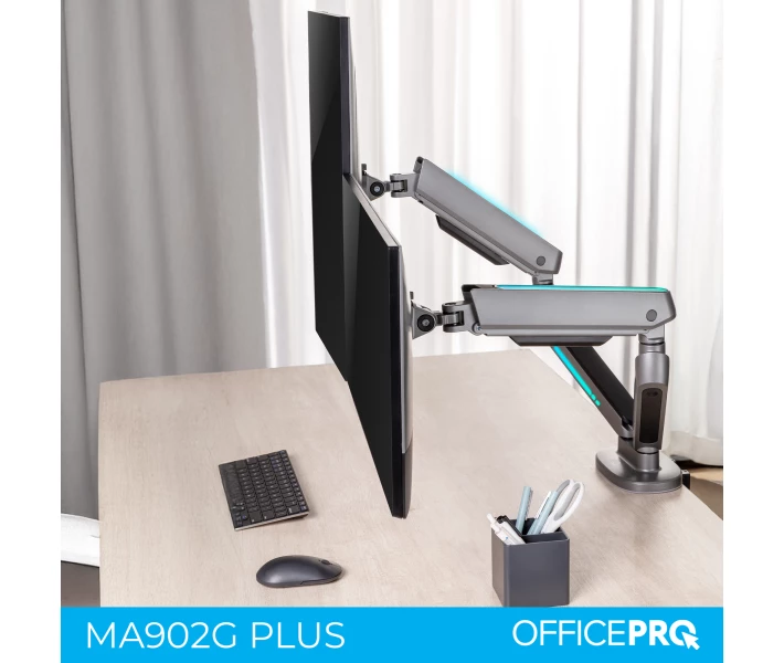 Фото - кронштейн для телевизора Настольный крепеж для мониторов OfficePro MA902G Plus