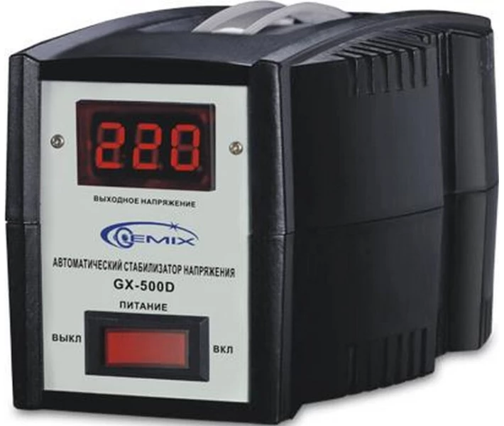 Фото - стабилизатор напряжения Стабилизатор напряжения Gemix 350 Вт (GX-500D)