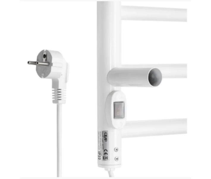 Фото - полотенцесушитель Полотенцесушитель электрический Qtap Evia 11112R WHI