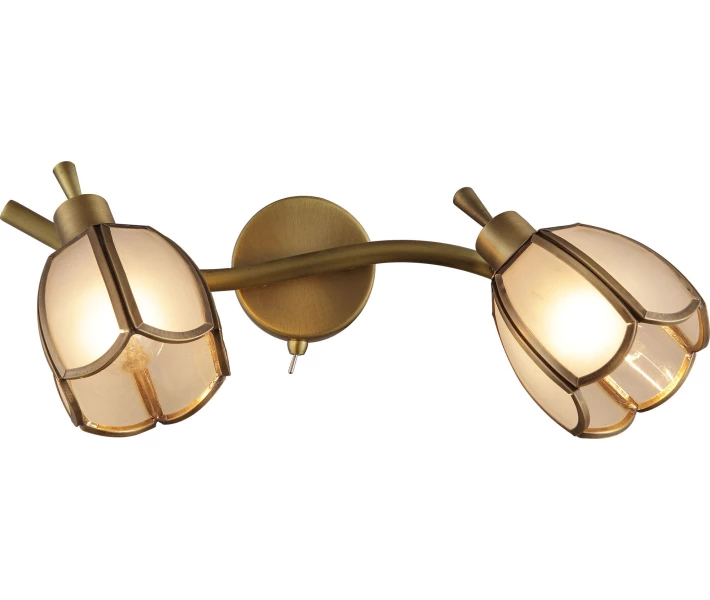 Фото - споты Спот Altalusse Е14 2x40 Вт INL-9317W-02 Golden Brass