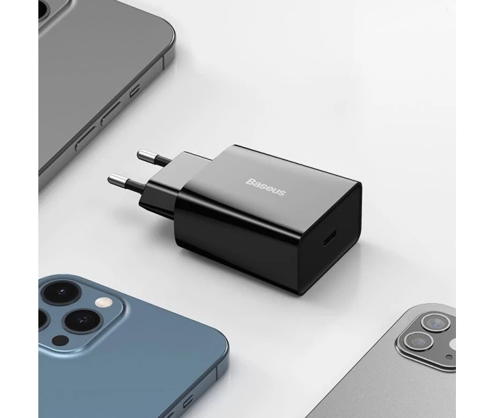 Фото - зарядное устройство для телефона и планшета Зарядное устройство Baseus 20W QC 1С Black (CCFS-SN01)