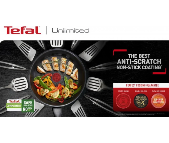 Фото - сковороду Сковорода 25 см блинная TEFAL Unlimited (G2553872)
