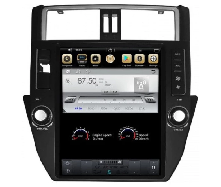 Фото - автомагнитолу Штатная магнитола Gazer CM7012-J150 Toyota Prado (2010-2013)