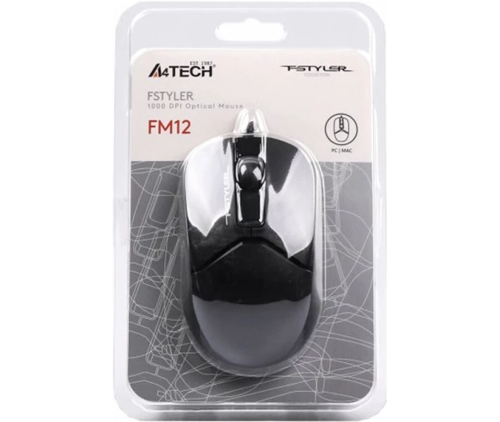 Фото - мышку для ноутбука Мышь A4-Tech Fstyler FM12 Black